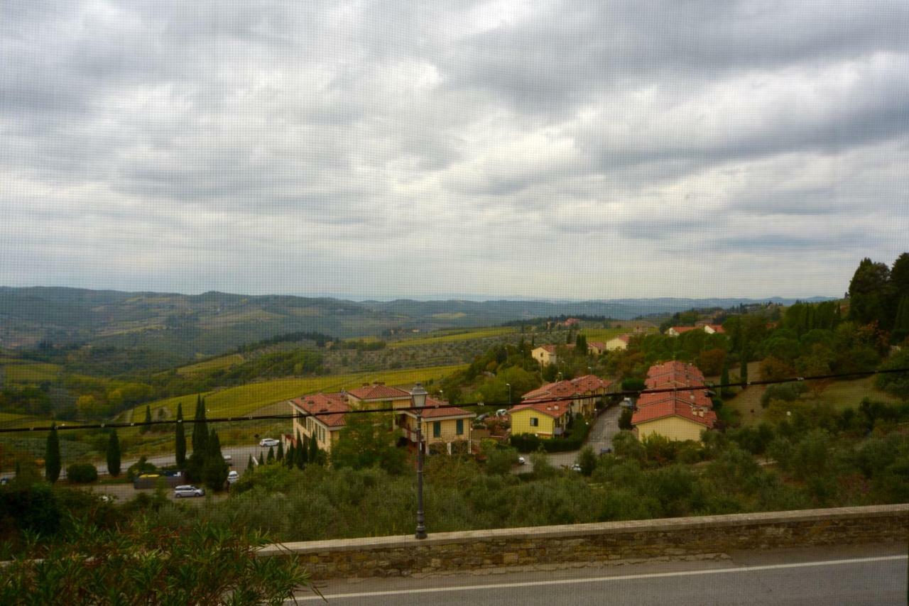 Damario Panorama Hotell Panzano in Chianti Exteriör bild